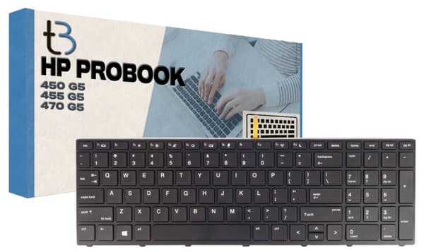 Tangentbord för HP ProBook 450 G5 455 G5 470 G5 Laptop LED-bakgrundsbelysning