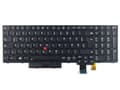 Miniatyrbillede 1 af 2: DE QWERTZ-tastatur til ThinkPad, LED, høj kvalitet, modeller: T570 T580