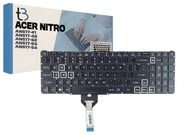 ACER AN517 AN517-41 AN517-52 AN515-58 AN515-56 AN515-57 RGB LED-tastatur