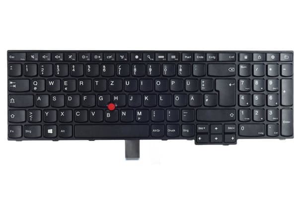 Tradebit - Smag til Lenovo ThinkPad | Tysk DE QWERTZ | Fuld kompatibilitet | Materialer af høj kvalitet | Modeller: E550 E560