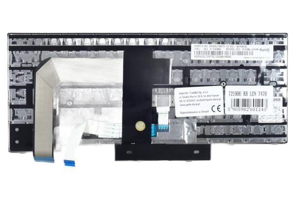 Tradebit - Smag til Lenovo ThinkPad | Tysk DE QWERTZ | Fuld kompatibilitet | Materialer af høj kvalitet | Modeller: T470 T480
