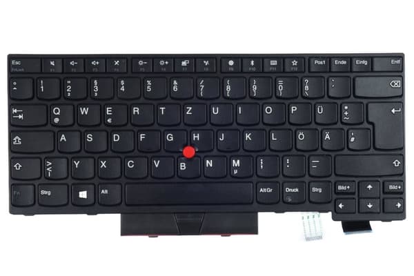 Tradebit - Smag til Lenovo ThinkPad | Tysk DE QWERTZ | Fuld kompatibilitet | Materialer af høj kvalitet | Modeller: T470 T480