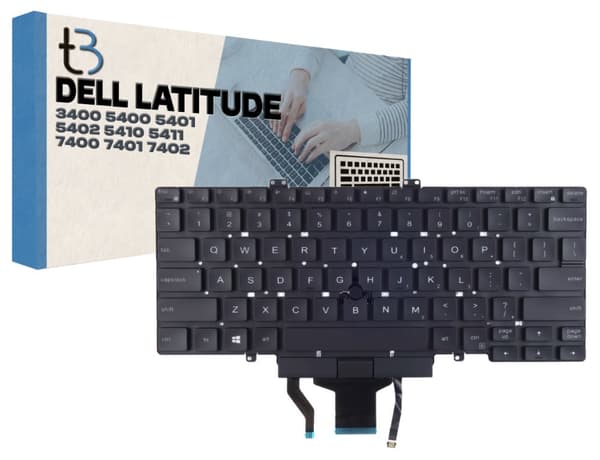 Dell Latitude 3400 5400 5410 7400 LED RN86F 0RN86F TrackPoint-tastatur
