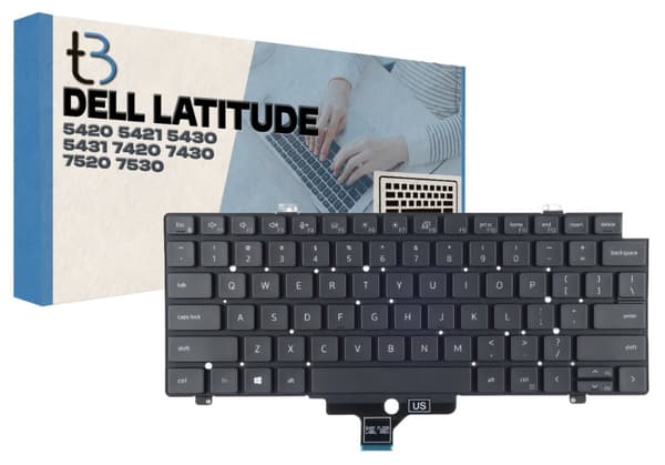 Tangentbord för Dell Latitude 5420 5421 5430 5431 7420 7430 7520 7530 LED