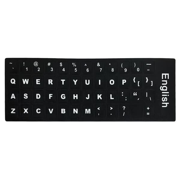 Tarrat kannettavan tietokoneen näppäimistölle, PC QWERTY, US, puolalainen, International DE, 11x13 mm