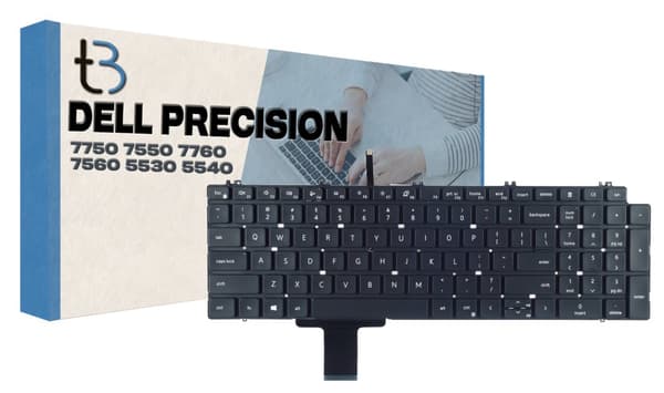 Dell Precision 7750 7550 7760 7560 LED-tastatur 0713DM 713DM