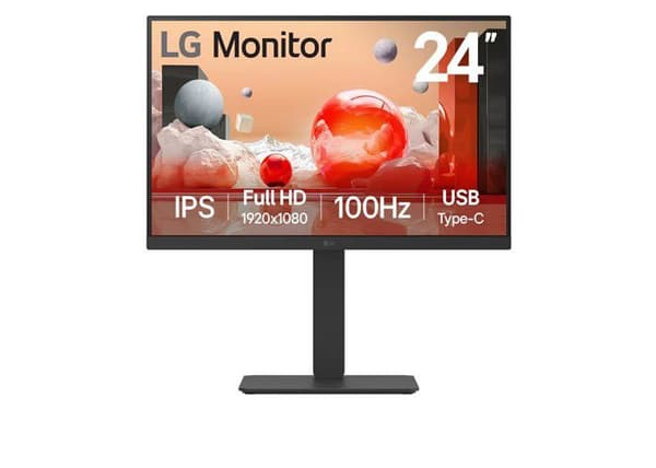 Dalle d'ecran Lg - 24BA650-B.AEU - 24BA650-B - LCD-monitor - 61 cm (24 '') (23.8 '' synligt) ()