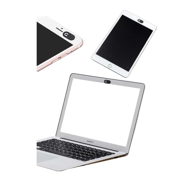 3-Pack Skydd för Webbkamera – Webcam Cover – Spionskydd Svart