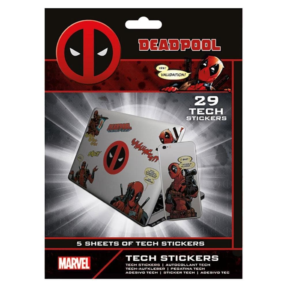 Deadpool Officiell laptop Macbook klistermärken (29 st)