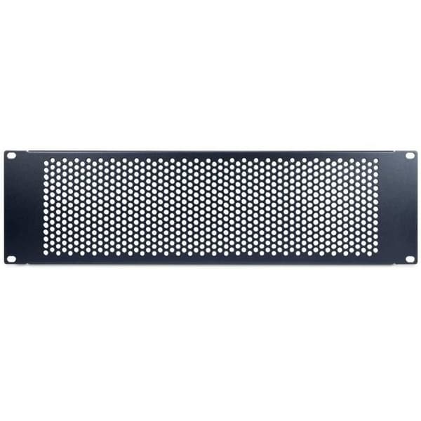 Perforerad panel - INTER-TECH - IPC 19" - 3U - 134x482x11mm - RAL 9005