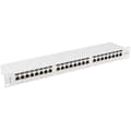 Miniatyrbild 2 av 2: Patchpanel LANBERG PPSA-1024-S 24 portar 1U CAT.6A FTP Grå