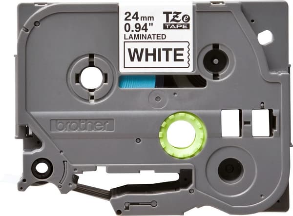 Brother P-touch-tejp svart på vit, TZE-251
