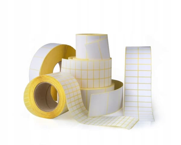 Optagelsesetiket 56x25 - Core 25. Hvid., 30000331