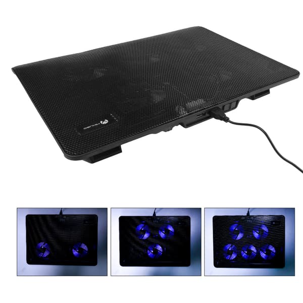 Laptop kylplatta med Neonljus