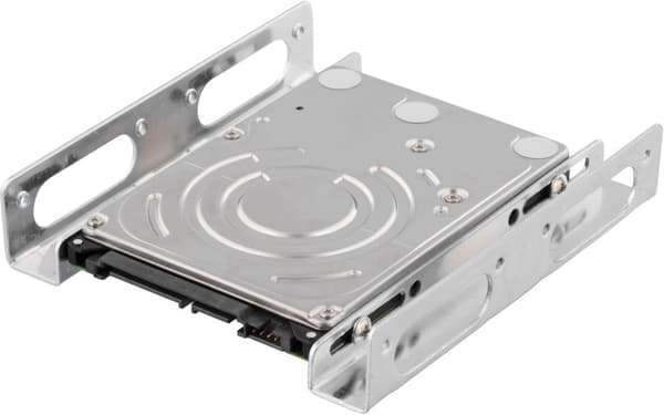 Mounting angles for 2.5" hard drive in 3.5" space
