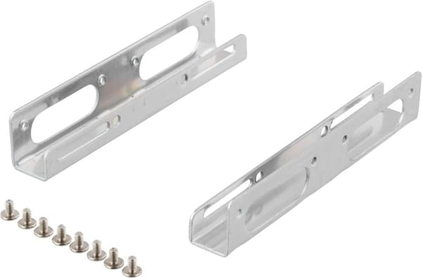 Mounting angles for 2.5" hard drive in 3.5" space