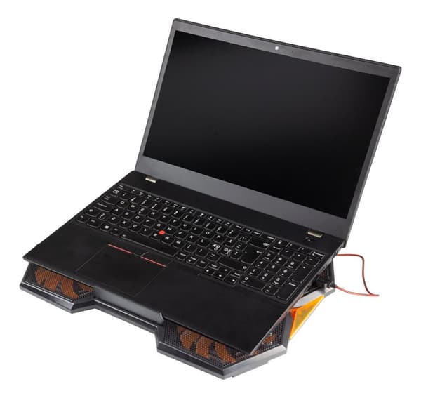 Laptop cooler 10001300 RPM 5x140mm fans 2xUSBA 2xSupport
