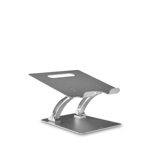 DESIRE2 Laptopställ Dual Pivot Riser Justerbar Aluminium Silver