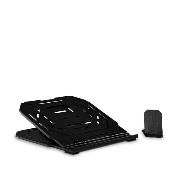 2in1 Portabel Laptop Stander Sort 360 Roterbar incl Mobil Stander