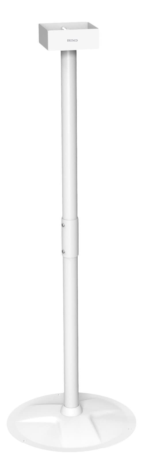 Floor stand for pump bottle hand sanitizer, black