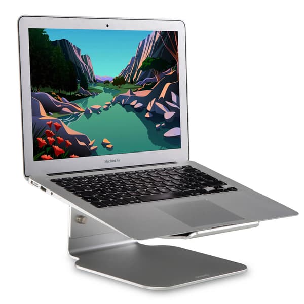 DESIRE2 Laptopstativ Riser Elevator  Justerbar Universal Sølv