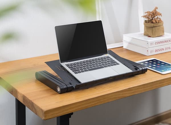 OFFICE Portable height adjust laptop desk tiltable desktop