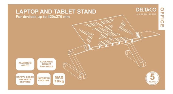 OFFICE Portable height adjust laptop desk tiltable desktop