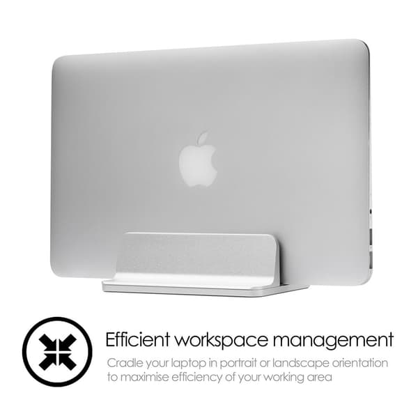 DESIRE2 Pöytäteline Mac/Ultrabooks Säädettävä Alumiini Hopea