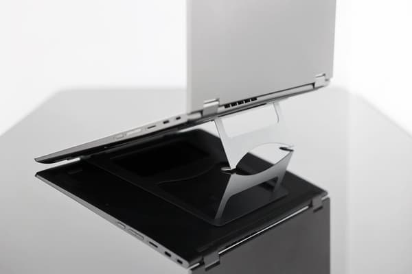 Laptop stativ - Macbook stativ - Metal - Sølv