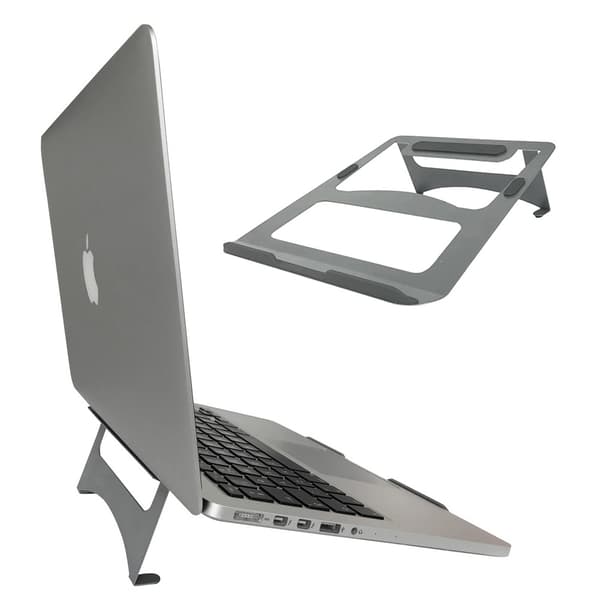 Laptop stativ - Macbook stativ - Metal - Sølv