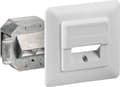 Miniatyrbilde 3 av 5: CAT 5e veggplate innfelt montering
