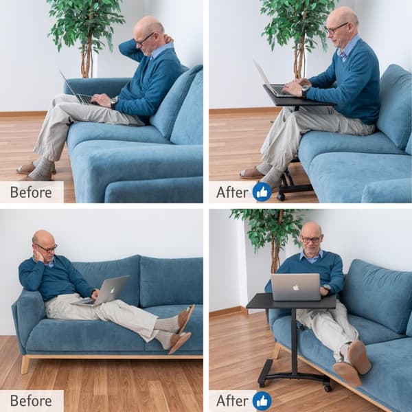 Tatkraft, Dream - Justerbart Laptopbord med Hjul