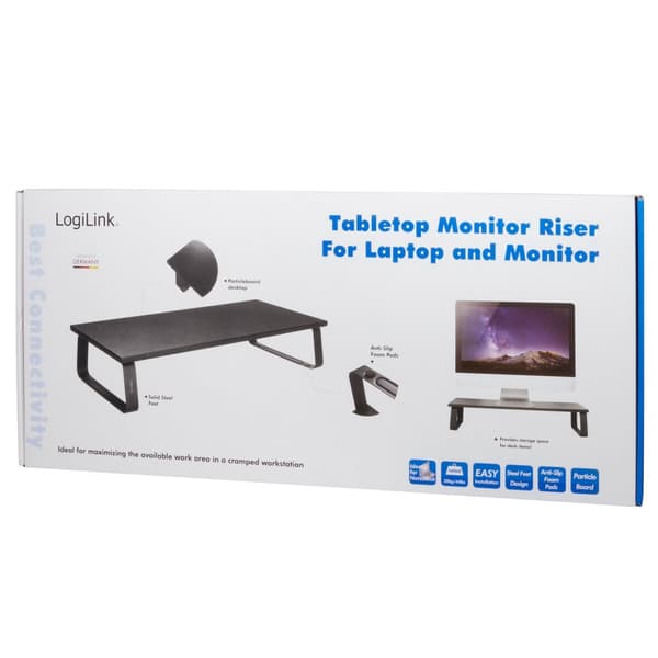 LogiLink Monitorstativ / Monitorforhøyer 600mm
