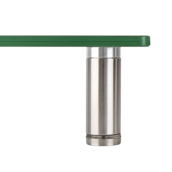 Monitorställ i glas/metall 1 m