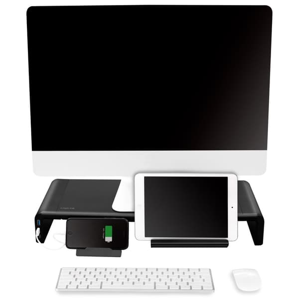 LogiLink Skærmstativ 63 cm med USB-hub 3-port