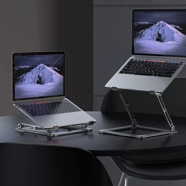Tech-Protect Prodesk Universal Stativ för bärbar dator - Silver