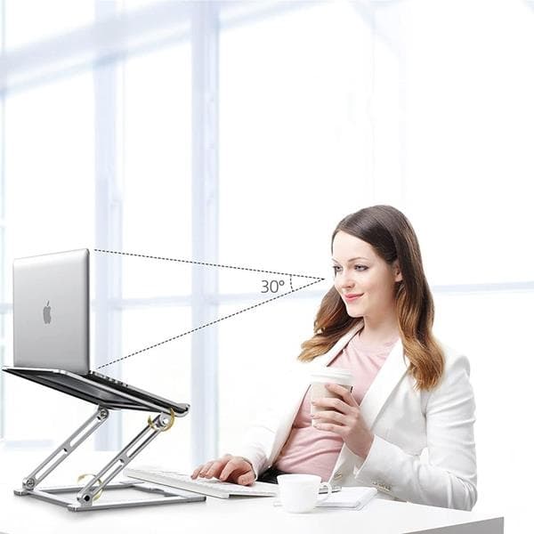 Tech-Protect Prodesk Universal Stativ för bärbar dator - Silver