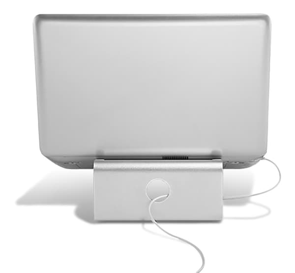 Laptop and tablet stand, aluminum 11-15”, silver