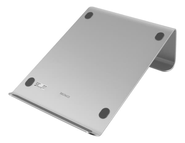Laptop and tablet stand, aluminum 11-15”, silver Sølv