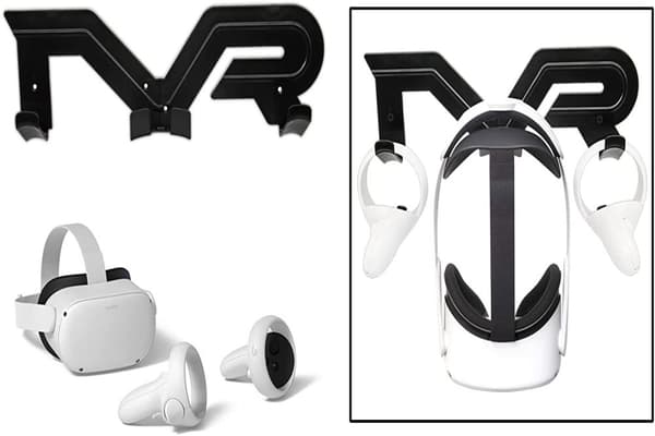 INF VR-seinäkiinnitystelineen koukku Oculus Quest 1/2:lle/Rifts Black