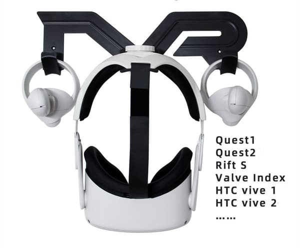 INF VR-seinäkiinnitystelineen koukku Oculus Quest 1/2:lle/Rifts Black