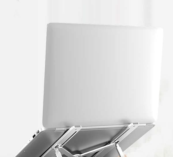 Laptopstativ i aluminium - syv justeringshøjder