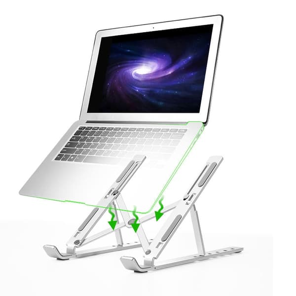 Aluminum Laptop Stand - Seven Height Adjustments