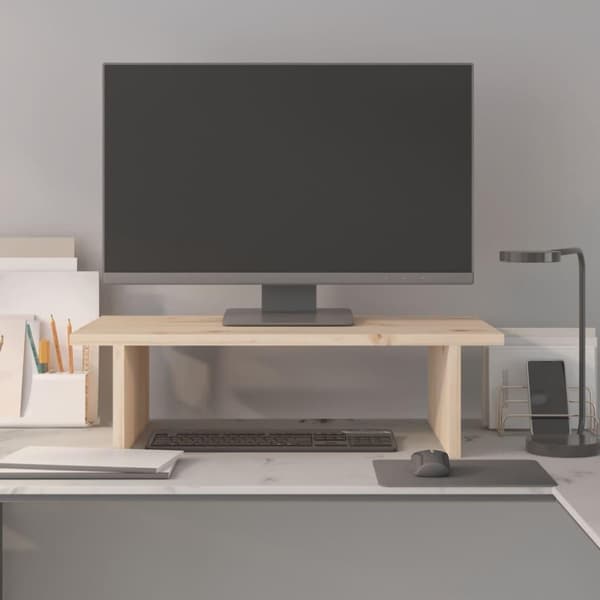 vidaXL Skärmställ 50x27x15 cm massiv furu