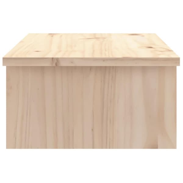 vidaXL Skärmställ 50x27x15 cm massiv furu