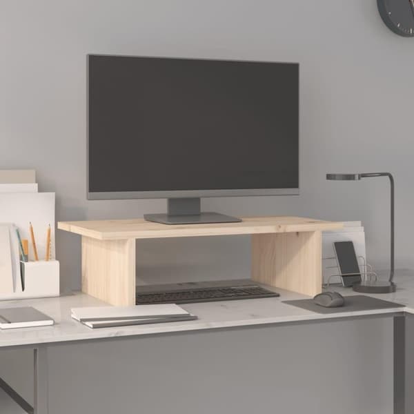 vidaXL Skärmställ 50x27x15 cm massiv furu