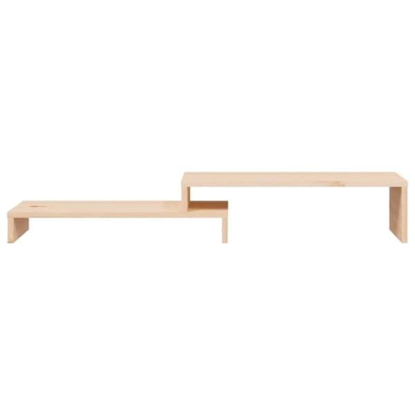 vidaXL Skärmställ (52-101)x22x14 cm massiv furu