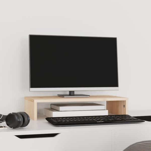 vidaXL Skärmställ 50x27x10 cm massiv furu