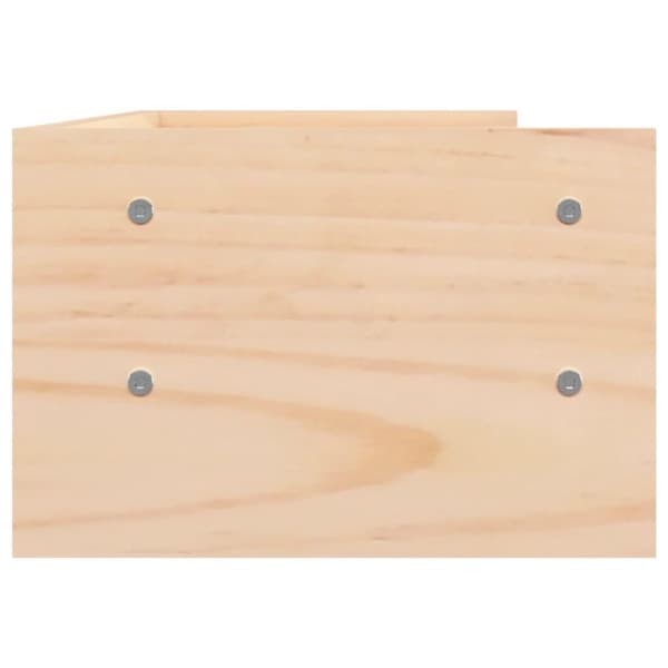 vidaXL skærmholder 50x24x16 cm massivt fyrretræ