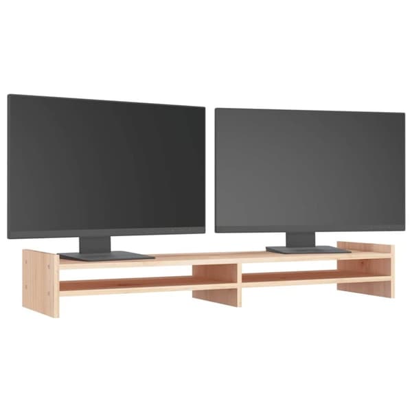 vidaXL Skärmställ 100x27x15 cm massiv furu